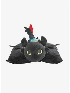 Bedroom How To Train Your Dragon Toothless Sleeptime Lite Pillow Pets Plush Toy 5 Bedroom How To Train Your Dragon Toothless Sleeptime Lite Pillow Pets Plush Toy -BoxLunch Sales Shop 13217856 av2