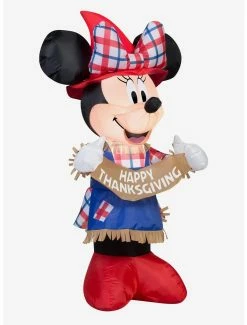 Decor Disney Minnie Mouse Scarecrow Airblown