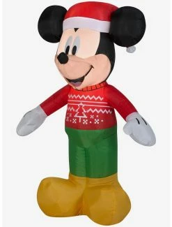 Decor Disney Mickey Mouse Mickey In Ugly Sweater Small Airblown