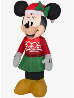 Decor Disney Minnie Mouse Minnie In Ugly Sweater Small Airblown