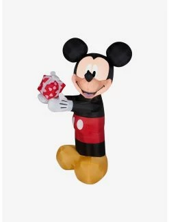 Decor Disney Mickey Mouse With Present Airblown