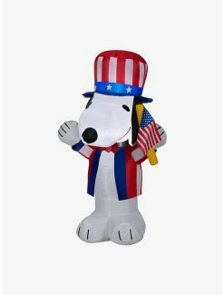 Decor Peanuts Patriotic Snoopy Peanuts Airblown