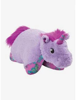 Bedroom Colorful Lavender Unicorn Pillow Pets Plush Toy