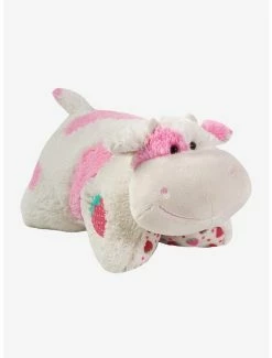 Bedroom Sweet Scented Strawberry Milkshake Cow Pillow Pets Plush Toy