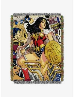 Bedroom DC Comics Wonder Woman Gone Wonder Tapestry Throw
