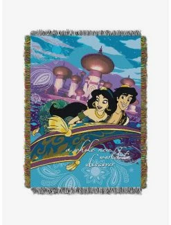 Bedroom Disney Aladdin A Whole New World Tapestry Throw