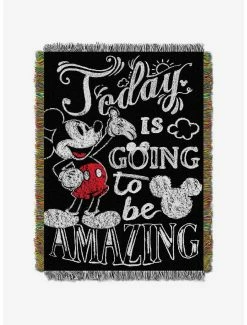 Bedroom Disney Classic Mickey Amazing Day Tapestry Throw