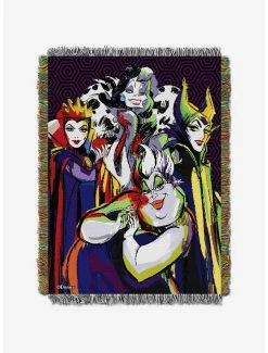Bedroom Disney Villains Group Tapestry Throw