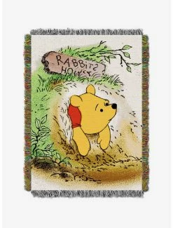 Bedroom Disney Winnie The Pooh Vintage Tapestry Throw