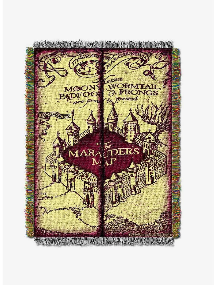 Bedroom Harry Potter Marauders Map Tapestry Throw 1 Bedroom Harry Potter Marauders Map Tapestry Throw