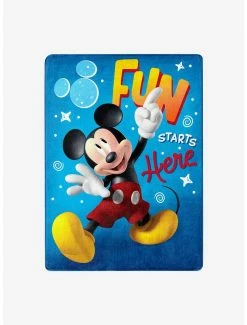 Bedroom Disney Mickey Mouse Fun With Mickey Silk Touch Throw