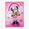 Bedroom Disney Minnie Mouse Wow Minnie Silk Touch Throw