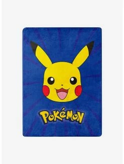Bedroom Pokemon Burst Pika Silk Touch Throw