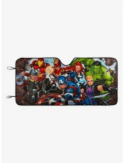 Decor Marvel The Avengers Group Portrait Sunshade - BoxLunch Exclusive