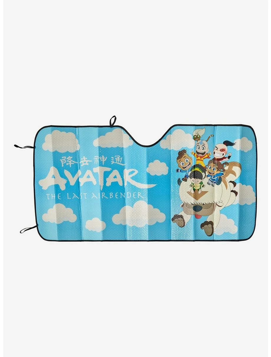 Decor Avatar: The Last Airbender Chibi Gaang Clouds Sunshade - BoxLunch Exclusive 1 Decor Avatar: The Last Airbender Chibi Gaang Clouds Sunshade - BoxLunch Exclusive