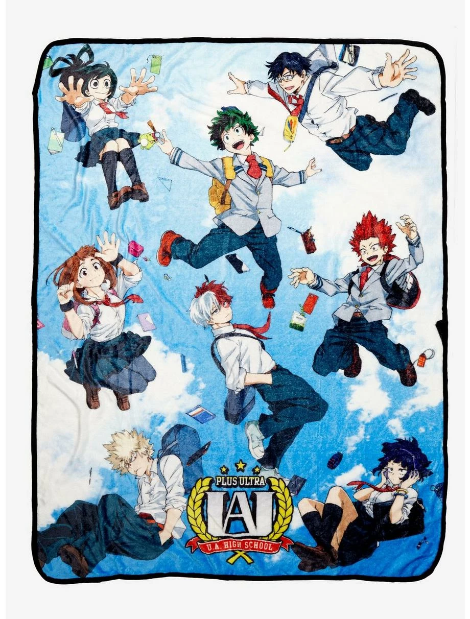 Bedroom My Hero Academia Jumping Class 1-A Throw 1 Bedroom My Hero Academia Jumping Class 1-A Throw
