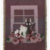 Bedroom Studio Ghibli Kiki's Delivery Service Lily & Jiji Window Tapestry Throw - BoxLunch Exclusive
