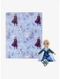 Bedroom Disney Frozen 2 Friends In Leaves Hugger Pillow And Throw Set