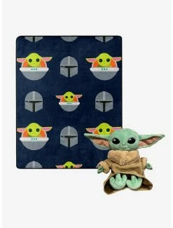 Bedroom Mandalorian Dark Hover Hugger Pillow AndThrow Set