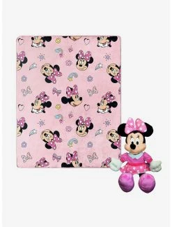 Bedroom Disney Minnie M Favorite Things Hugger Pillow And Throw Set