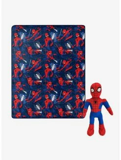 Bedroom Marvel Spider-Man Fearless Spidey Hugger Pillow And Throw Set