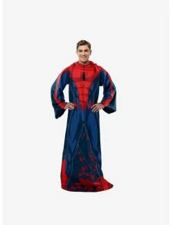 Bedroom Marvel Spider-Man Spidey Webs Snuggler Throw
