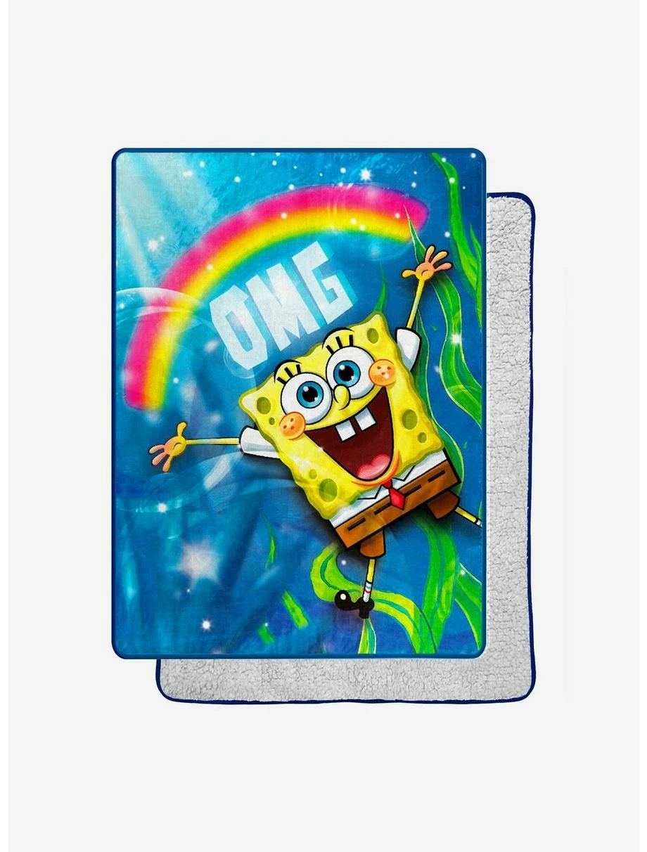 Bedroom SpongeBob Squarepants OMG Oversized Throw 1 Bedroom SpongeBob Squarepants OMG Oversized Throw