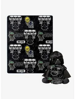 Bedroom Star Wars Classic Space Vader Hugger Pillow And Throw Set