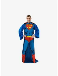 Bedroom DC Comics Superman Being Superman Snuggler Throw