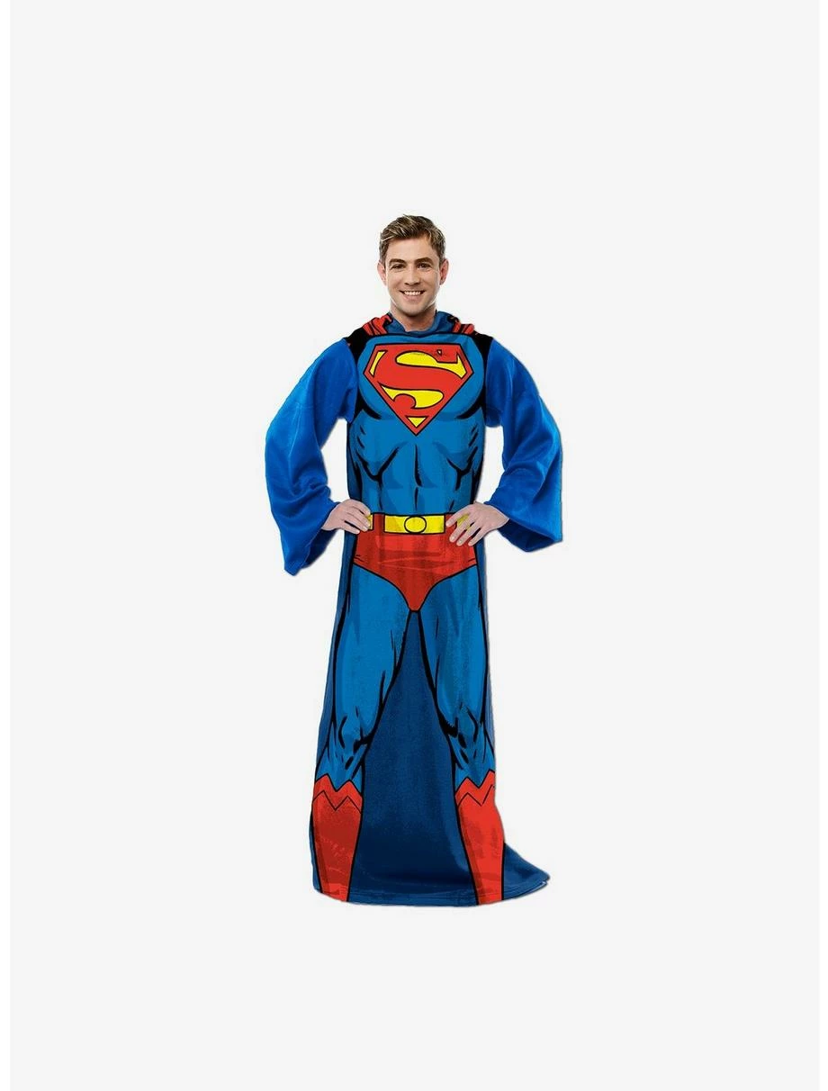 Bedroom DC Comics Superman Being Superman Snuggler Throw 1 Bedroom DC Comics Superman Being Superman Snuggler Throw