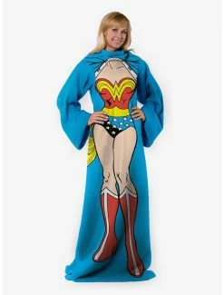 Bedroom DC Comics Wonder Woman Being Wonder Woman Snuggler Throw