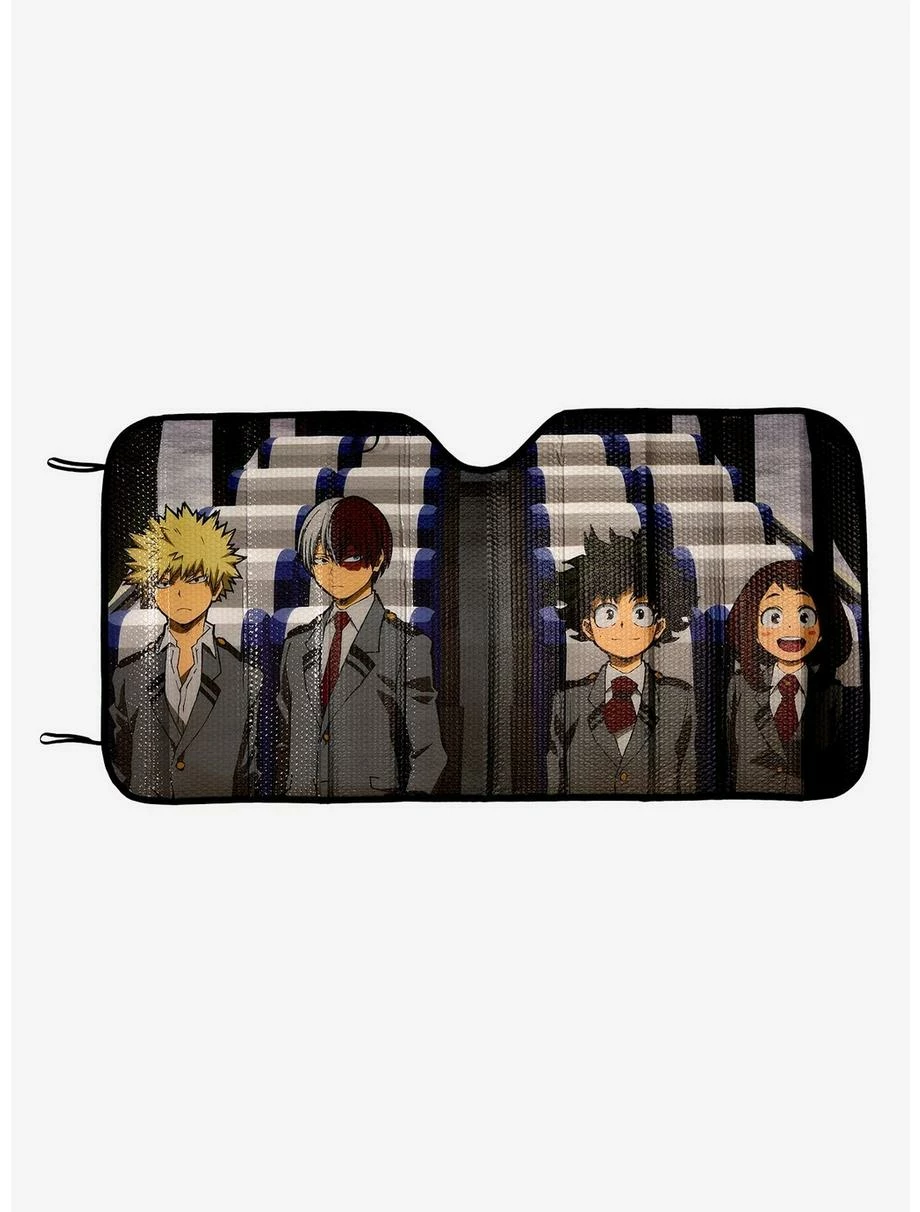 Decor My Hero Academia Class 1-A Heroes Bus Ride Sunshade 1 Decor My Hero Academia Class 1-A Heroes Bus Ride Sunshade