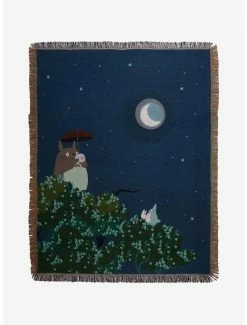 Bedroom Studio Ghibli My Neighbor Totoro Moonlight Tapestry Throw - BoxLunch Exclusive