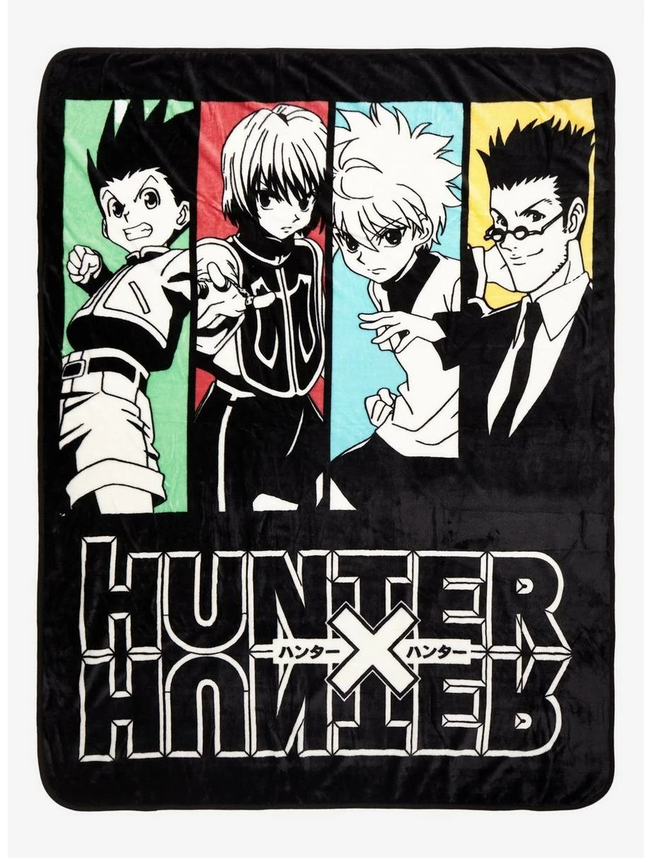 Bedroom Hunter X Hunter Tonal Portrait Panels Throw 1 Bedroom Hunter X Hunter Tonal Portrait Panels Throw