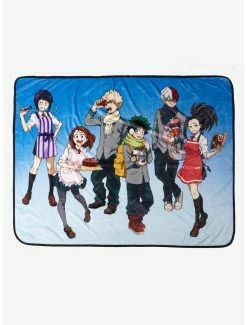 Bedroom My Hero Academia Characters & Food Throw