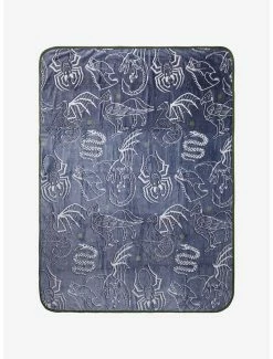 Bedroom Harry Potter Mythical Creatures Glow-in-the-Dark Boxed Throw - BoxLunch Exclusive