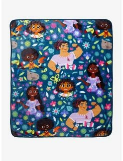 Bedroom Disney Encanto Madrigal Family Floral Throw