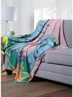 Bedroom Rick And Morty Made Of Stone Throw Blanket -BoxLunch Sales Shop 19293492 av2