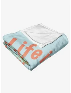 Bedroom Scooby-Doo Pizza Is Life Throw Blanket -BoxLunch Sales Shop 19293516 av3