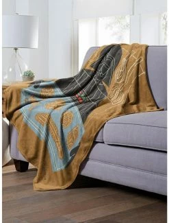 Bedroom Star Wars Dark Side Cookies Throw Blanket -BoxLunch Sales Shop 19293649 av2