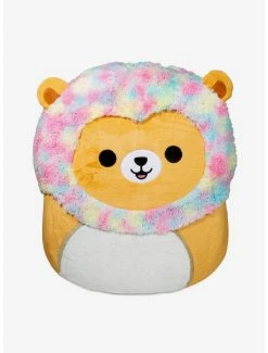Bedroom Squishmallows Leonard The Lion Inflat-A-Pal Pillow