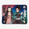 Bedroom Demon Slayer: Kimetsu No Yaiba Nezuko & Tanjiro Pattern Panel Throw