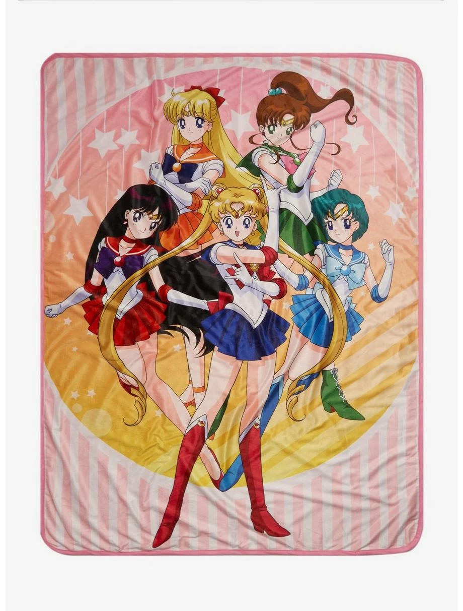 Bedroom Sailor Moon Sailor Guardians Group Portrait Throw 1 Bedroom Sailor Moon Sailor Guardians Group Portrait Throw